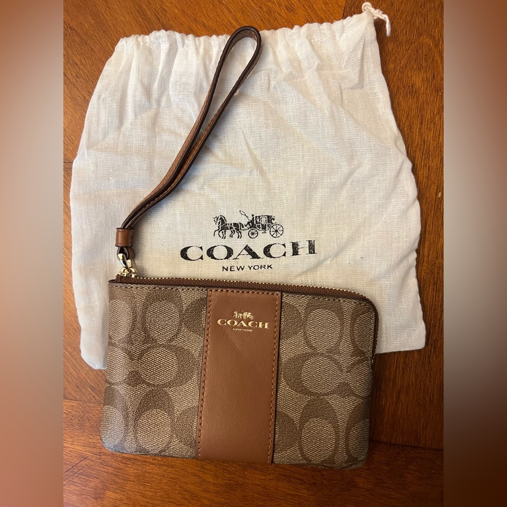 Brand new Coach wristlet